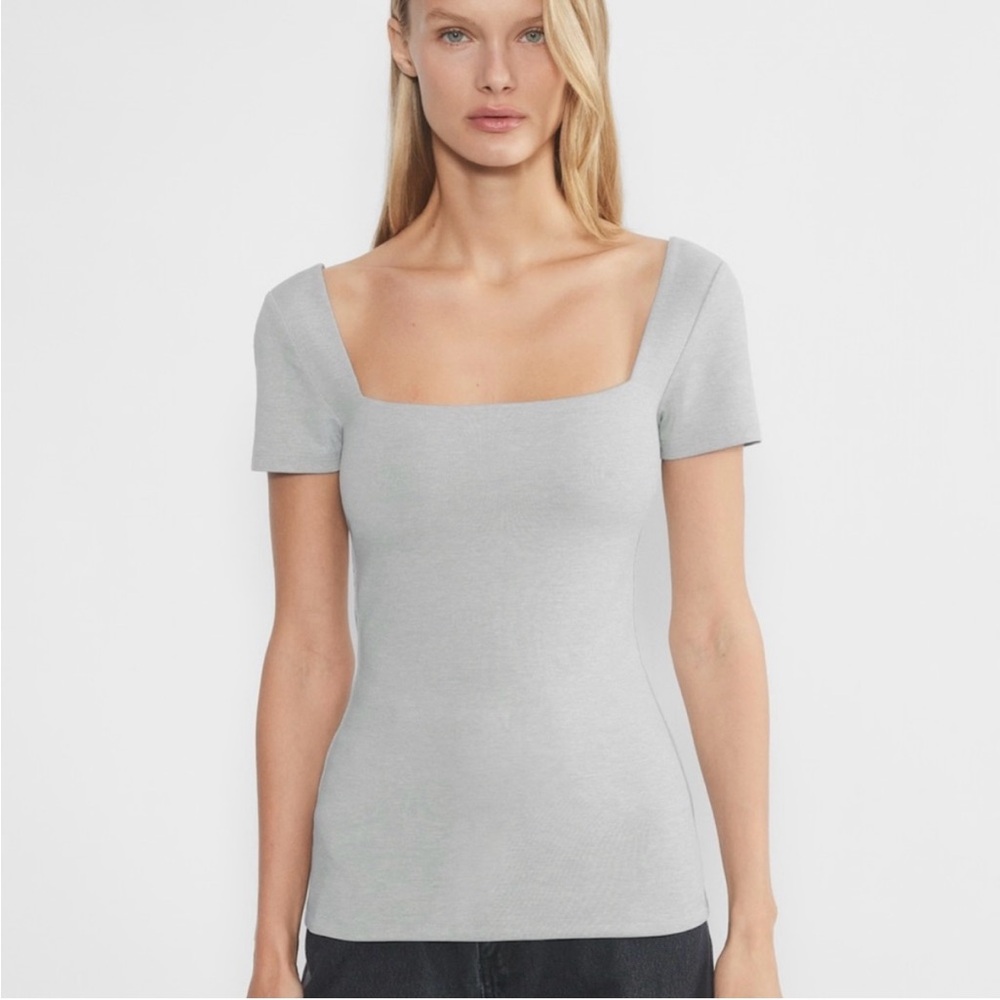Aritzia contour square neck tee